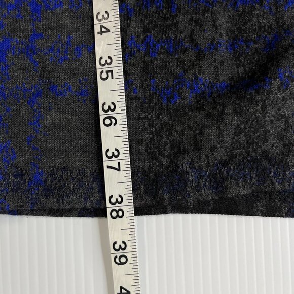 Betsey Johnson‎ Dress Asymmetrical Plaid Knit Career Formal Sheath Sz 12 - Picture 8 of 8